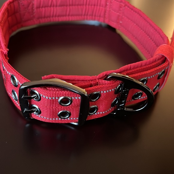 ADITYNA Heavy Duty Dog Collar with Handle - Reflective  size xl - Picture 4 of 5